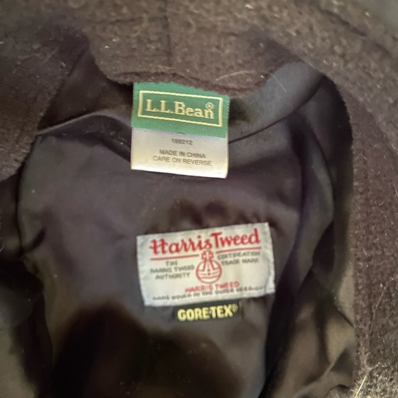 Vintage LL Bean x Harris Tweed Gore-tex Wool Woven Bucket Hat - Picture 4 of 4